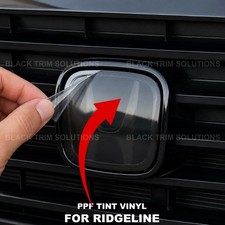 For 2019-2026 Honda Ridgeline Tint Vinyl On Front Emblem Precut Dark Smoke Decal For 2019-2026 Honda Ridgeline Tint Vinyl On Front Emblem Precut Dark Smoke Decal