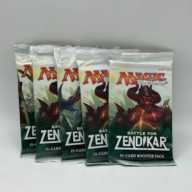 mtg battle for zendikar booster box price Magic: The Gathering Battle for Zendikar Sealed Collectible Card Game Packs  for sale