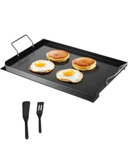 VEVOR 24x16 in Flat Top Griddle Carbon Steel Universal BBQ Grill Pan Cookware