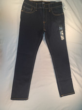 GAP Denim Boys Size 8 Regular High Stretch Skinny Jeans Dark Wash NWT