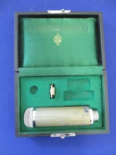 G8196) Vintage DDR Kondensatormikrofon NEUMANN OVP