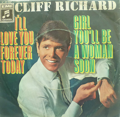 7'' 1968 RARE! CLIFF RICHARD I´ll Love You Forever Today