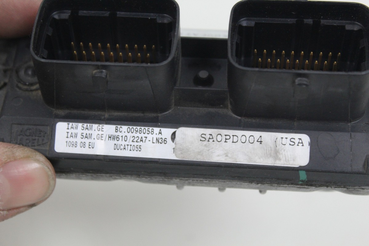 Ducati 848 EVO Corse OEM ECU ECM Computer Brainbox Module
