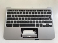 hp Chromebook 11 G3 788639-031 Palmrest Oberteil Tastatur UK Englisch Neu