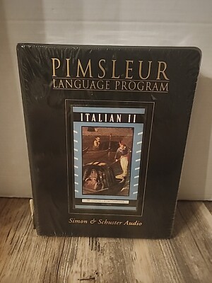 Italian II - 1st Ed Rev (Pimsleur Language Program) - Audio Cassette - SEALED!!
