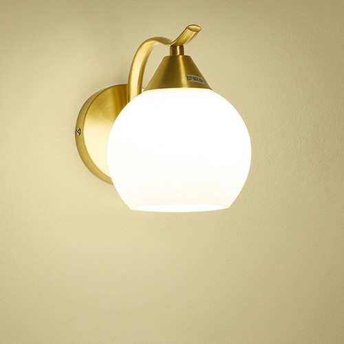 Chinese LED Wall Lamp Indoor Decorative Lamp Gold Globe Sconce - Picture 7 of 12