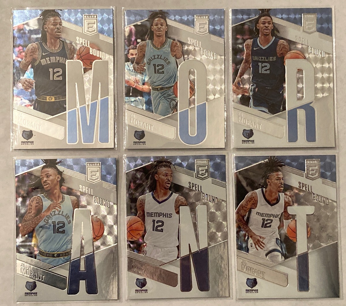 2022-23 Donruss Elite JA MORANT Spellbound Insert Complete