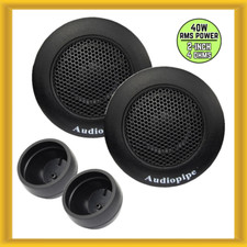 Audiopipe APHET-300 2" 40W RMS Super High Frequency Car Dome Tweeters PAIR New