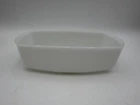 Vintage Federal Glass White Milk Glass Loaf Pan Oven & Refrigerator