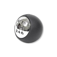 POMO DE LA PALANCA DE CAMBIO DE 6 VELOCIDADES CON PLACA CROMADA COMPATIBLE...