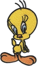 C&D Visionary Looney Tunes Tweety Bird Cutie 3.2"x3.5" Patch
