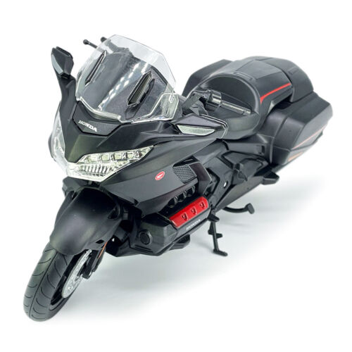 1/12 2020 Honda Gold Wing Motorcycle Model Diecast Boys Toys for Kids Black - Picture 6 of 9