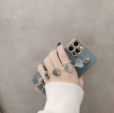 Bracelet Love Heart Planting Phone Case For iPhone 11 12 13 Pro Max Mini X XR
