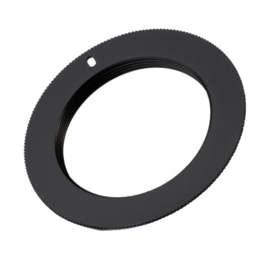 Ultradünner M42-EOS R Objektivadapter M42 Objektiv an Canon EOS-R RF schwarz