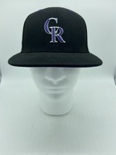 Colorado Rockies MLB Snapback Hat '47 Black Purple Youth EUC