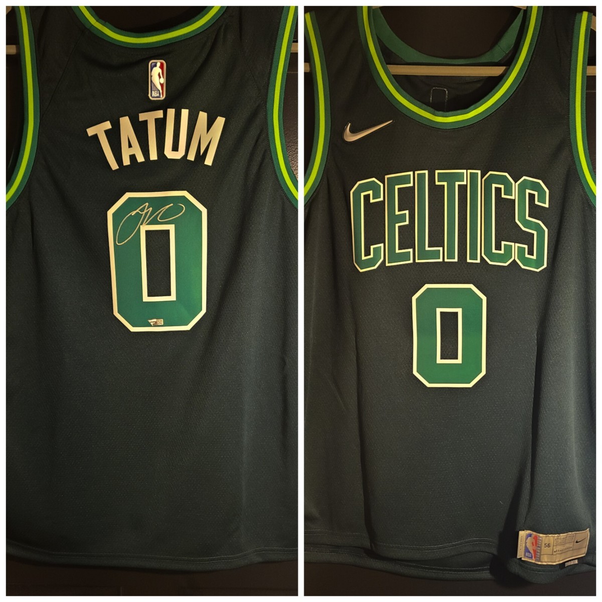 Jayson Tatum Signed NBA Boston Celtics Nike Swingman Jersey Fanatics  Authentic