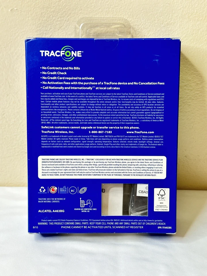 Tracfone Alcatel Onetouch Pixi Glitz 4G Android Smartphone A463BG - BRAND NEW! - Image 4 of 4