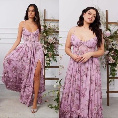 V. Chapman x BHLDN The Carmen Corset Gown Womens 12 Cottage Whimsical Fairy