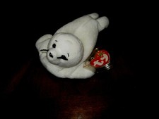 Retired 4th Gen PVC Pellets Beanie Baby Seamore the Seal Ty Original MWMT