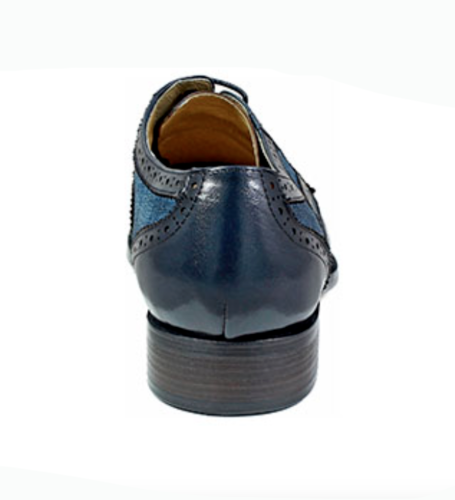 Stacy Adams Kemper Wingtip Oxford COLOR Blue Multi MEN display picture 3