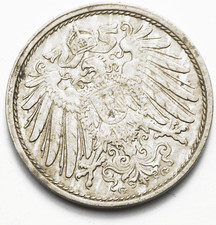 1911 G Germany Empire 10 Ten Pfennig KM# 12