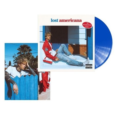 MACHINE GUN KELLY mgk Lost Americana Alternate Cover Blue Vinyl LP+Poster SEALED
