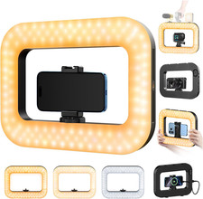 Anillo De Luz LED De Mano Luz Para Selfies Estabilizador De Video Para Tel�Fono