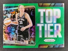 2025 Panini WNBA Prizm BREANNA STEWART Green Top Tier #4 New York Liberty