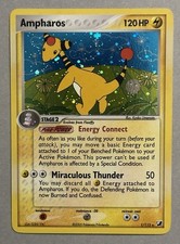 Pokemon TCG Ampharos 1/115 Unseen Forces Holo 2005