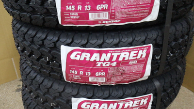Dunlop TG4 Grandtrek 145R13 6PR (145/80R13) 4 piece set kei mini
