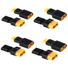 4 Pairs XT30 Male Female Plug Connector to XT60 Male Female Plug Connector Co...