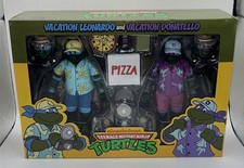 NECA TMNT Teenage Mutant Ninja Turtles Vacation Leonardo & Donatello 2-Pack
