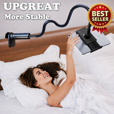 Tablet Stand Long Arm Phone Holder Lazy Bed Desk Mount For iPad iPhone 360