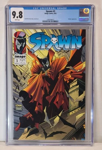 Spawn #3 CGC 9.8 graded comic