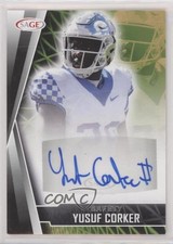 2022 SAGE Low Series Auto Black Yusuf Corker #A-YC Auto 1ut