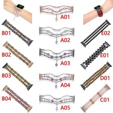 Luxury Pearls Bracelet Band for Apple Watch 9 8 7 6 5 4 SE Ultra 2 44/41/45/49mm