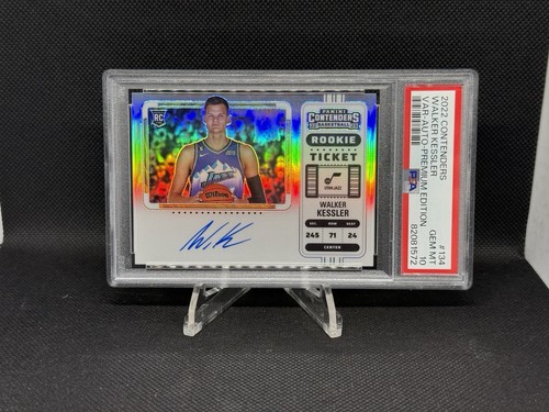 Walker Kessler 2022 Contenders Rookie Ticket Auto Variation Premium PSA 10 #134