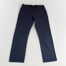 7 Diamonds Baron 5 Pocket Pants Mens Size 34x30 Navy Blue Straight Fit Stretch