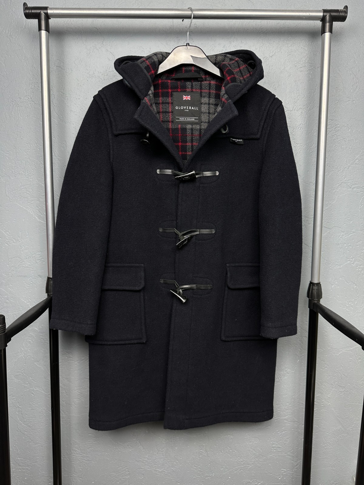 Gloverall Mens Wool Duffle Coat Jacket Size L