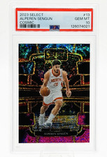 PSA 10 GEM - ALPEREN SENGUN COSMIC PRIZM - SSP CASE HIT - 2023-24 Panini Select