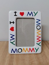 Vintage I Love My Mommy Picture Frame Home Decor Colorful Mother's Day Gift 6x4