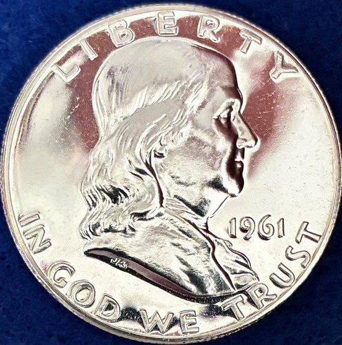 1961 Franklin Silver Half Dollar Ch Proof