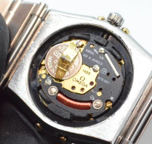 [N COMO NUEVO+] OMEGA Constellation Cal.1455 795.1080 Oro 18K Qz Reloj Damas JAPÓN Foto 4 de 4