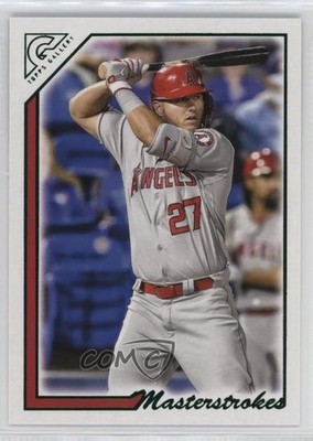2022 Topps Gallery Masterstrokes Green 83/250 Mike Trout #MS-5 s1i