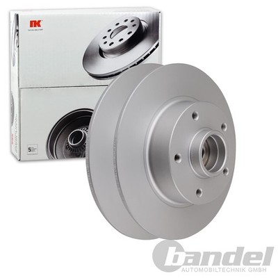 2X NK BREMSSCHEIBEN 260mm VOLL HINTEN PASSEND FÜR RENAULT FLUENCE MEGANE |