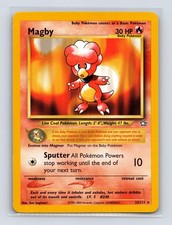 Magby 23/111 Neo Genesis Unlimited Rare Near Mint Pokemon on eBay