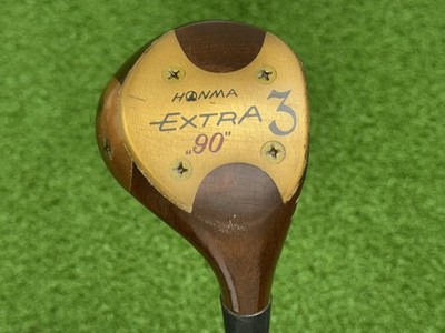 HONMA EXTRA 90 Persimmon (3) WOOD Right Handed Graphite Regular Flex Golf Japan