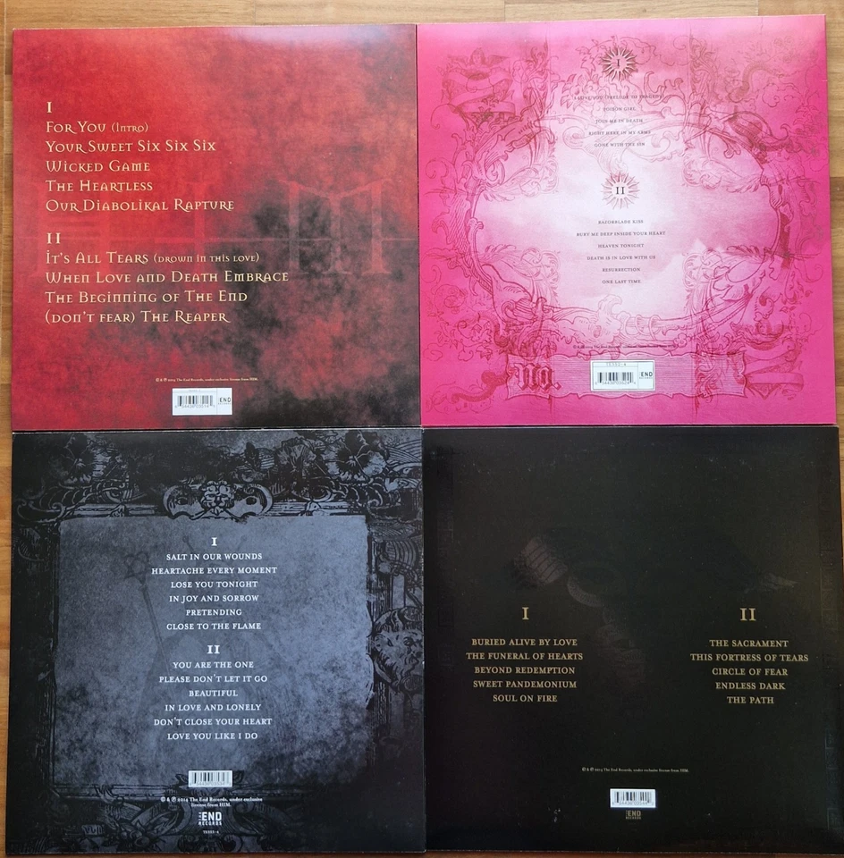 HIM | Lashes to Ashes BOX-Set 4× VINYL LP + 666 Ways to Love +USB-Drive + Poster - Bild 4 von 4