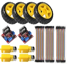 2pcs L298N Motor Drive Controller Board Module Stepper Motor TT Motor Control...