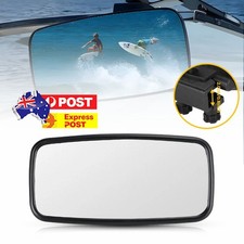 Boat Rear View Mirror Convex Wide Angle Vision Fits Most Marine Vessels